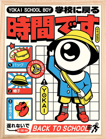 YOKAI SCHOOL BOY Print 🤖