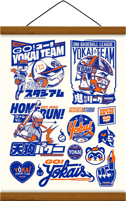 YOKAI TATTOOS Print ⚾