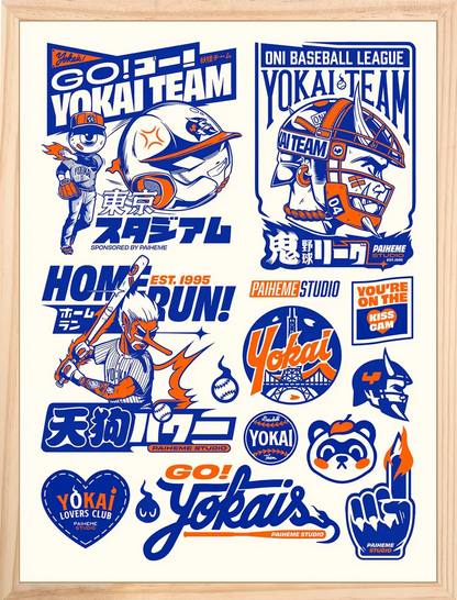 YOKAI TATTOOS Print ⚾