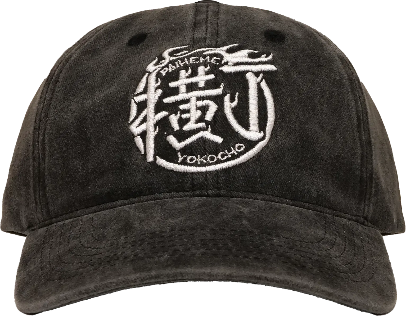 Casquette japon Yokocho, détail broderie