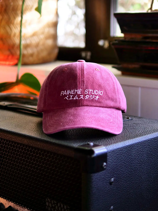 Casquette style japonais Paiheme Studio bordeaux, vue de face