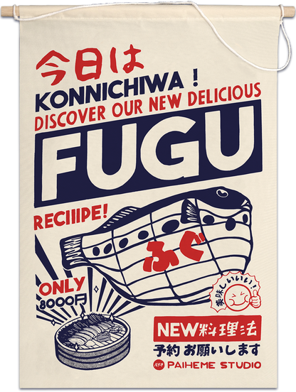Drapeau Fugu, vue en situation