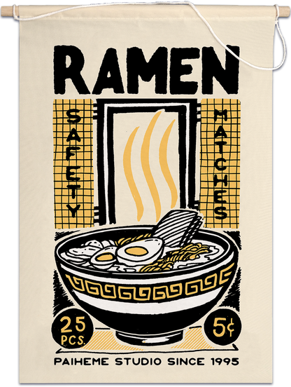 Drapeau Ramen, vue en situation