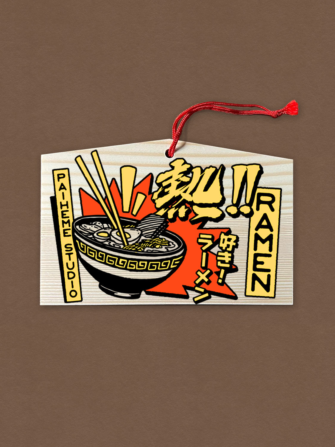 Ema japonais Ramen, en situation