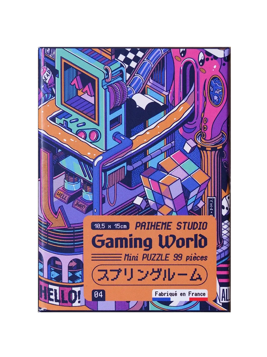 Mini-Puzzle Gaming World, visuel assemblé