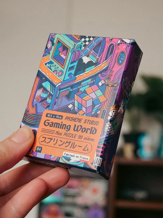 Mini-Puzzle Gaming World 99 pièces, boîte