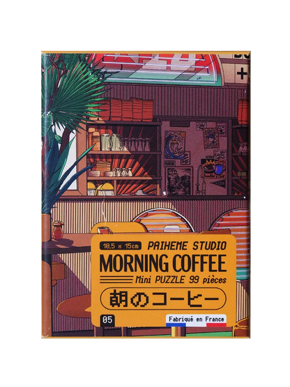 Mini-Puzzle Morning Coffee, visuel assemblé