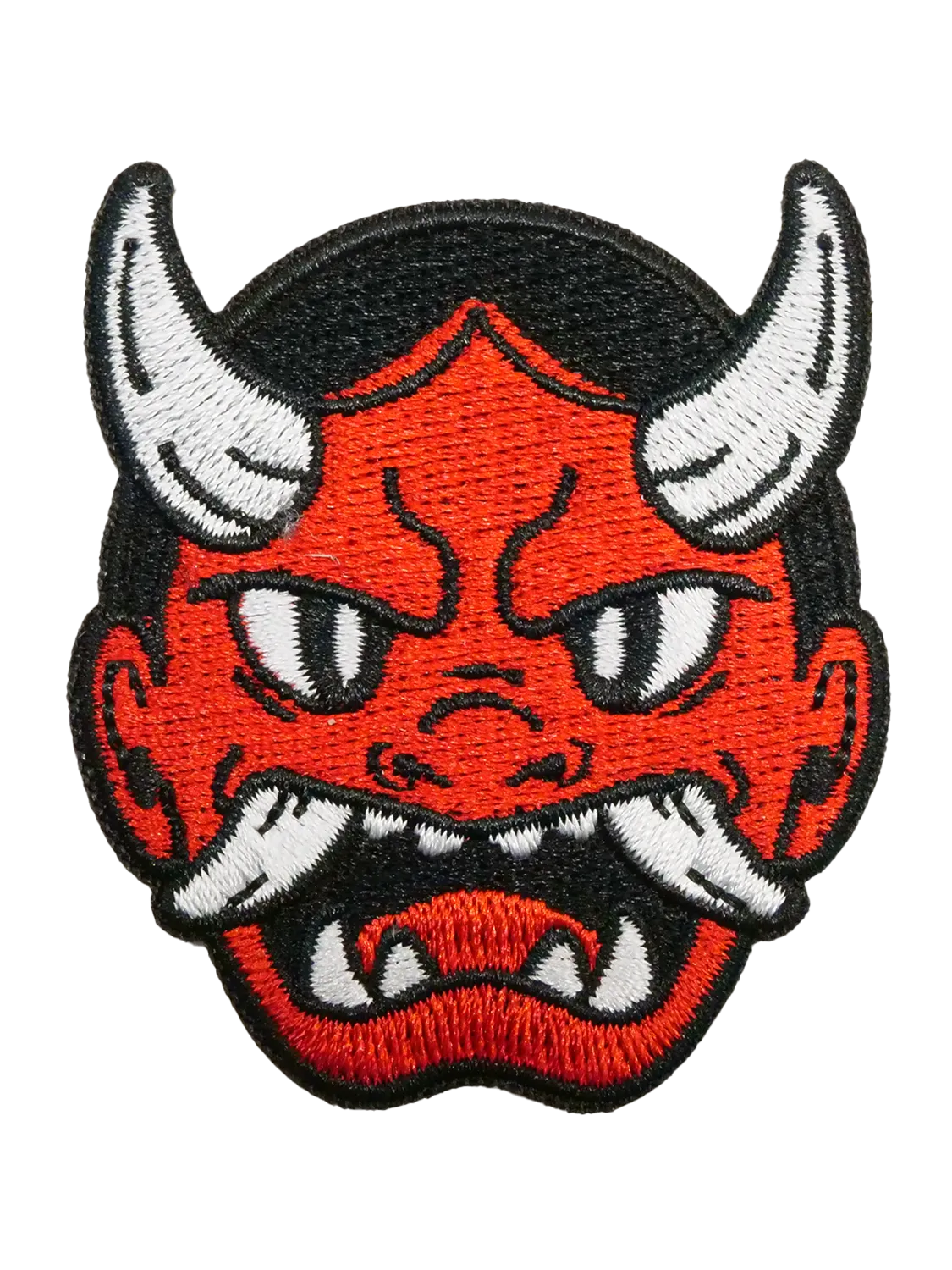 Patch japonais Oni Man, brodé thermocollant