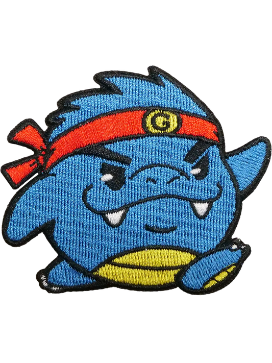 Patch japonais Pocket Kaiju, brodé thermocollant