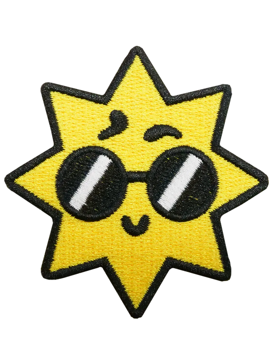 Patch japonais Sun, brodé thermocollant