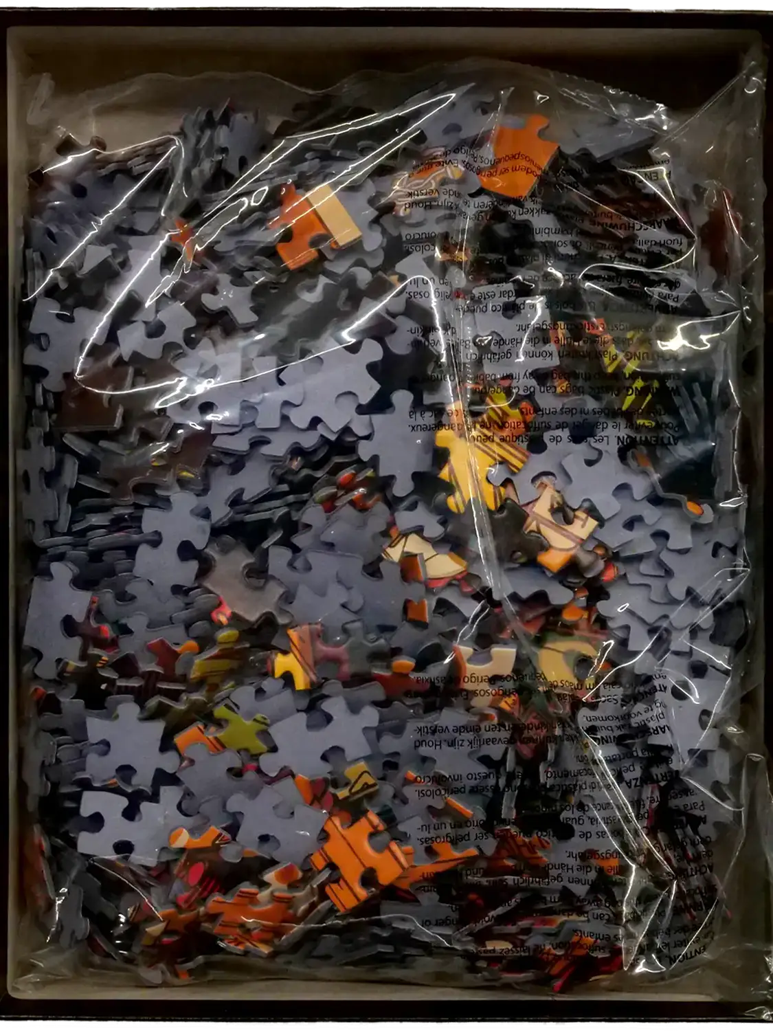 Puzzle art japonais Yugen Shop, pièces assemblées en situation