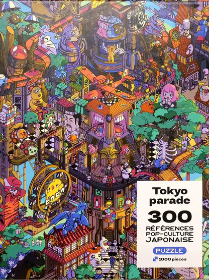 Puzzle japon Tokyo Parade, visuel complet assemblé