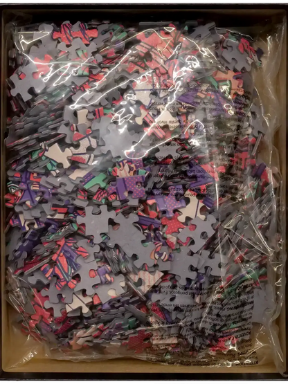 Puzzle pop culture Teenage Room, pièces assemblées en situation