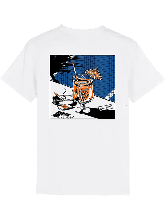 T shirt japon Cocktail, dos imprimé DTF