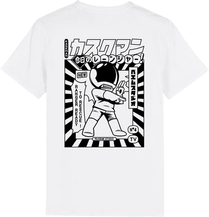 T shirt japon Kaskman, dos imprimé DTF