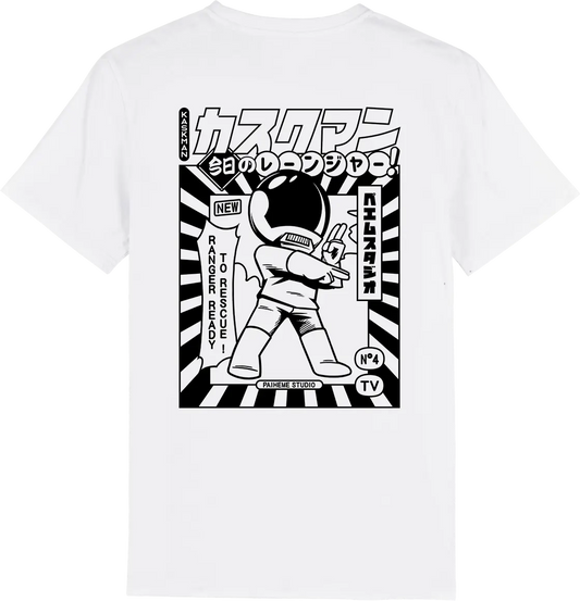 T shirt japon Kaskman, dos imprimé DTF