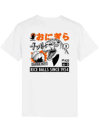 T shirt japon Onigira, dos imprimé DTF