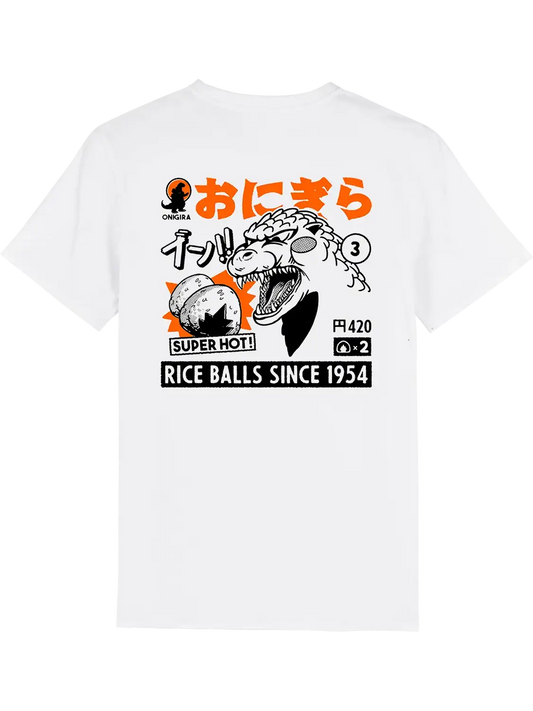 T shirt japon Onigira, dos imprimé DTF
