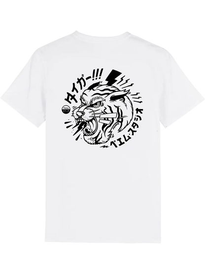 T shirt japon Taiga, dos imprimé DTF