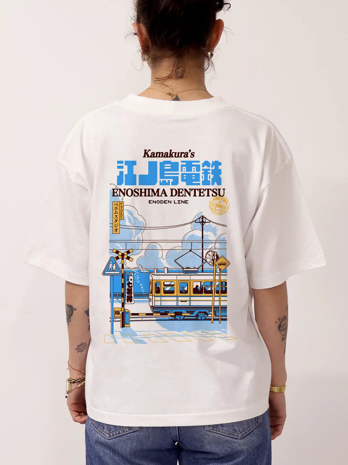 T shirt japonais Kamakura, dos