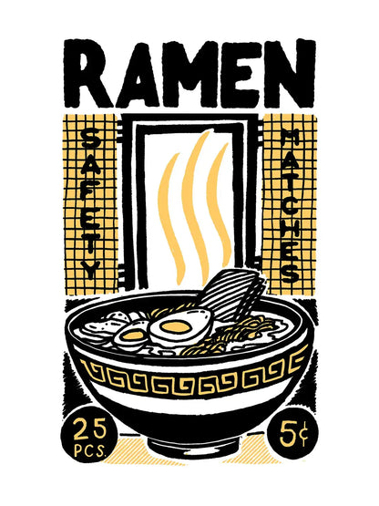 T shirt japonais Ramen, visuel porté
