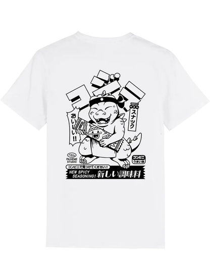 T shirt motif japonais Kaiju Chief, dos imprimé DTF