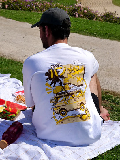 T shirt style japonais Lemon Road, photo dos