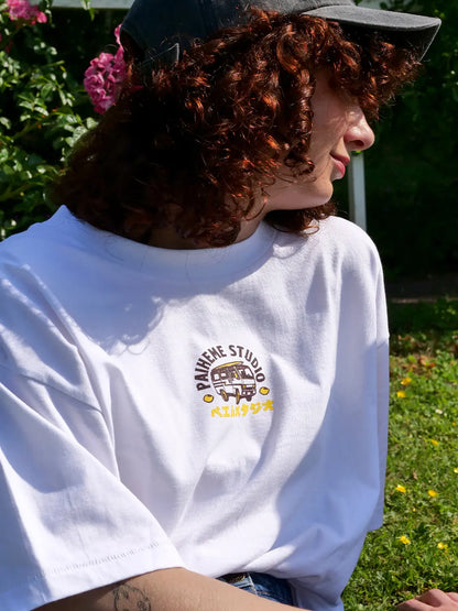 T shirt style japonais Lemon Road, photo face
