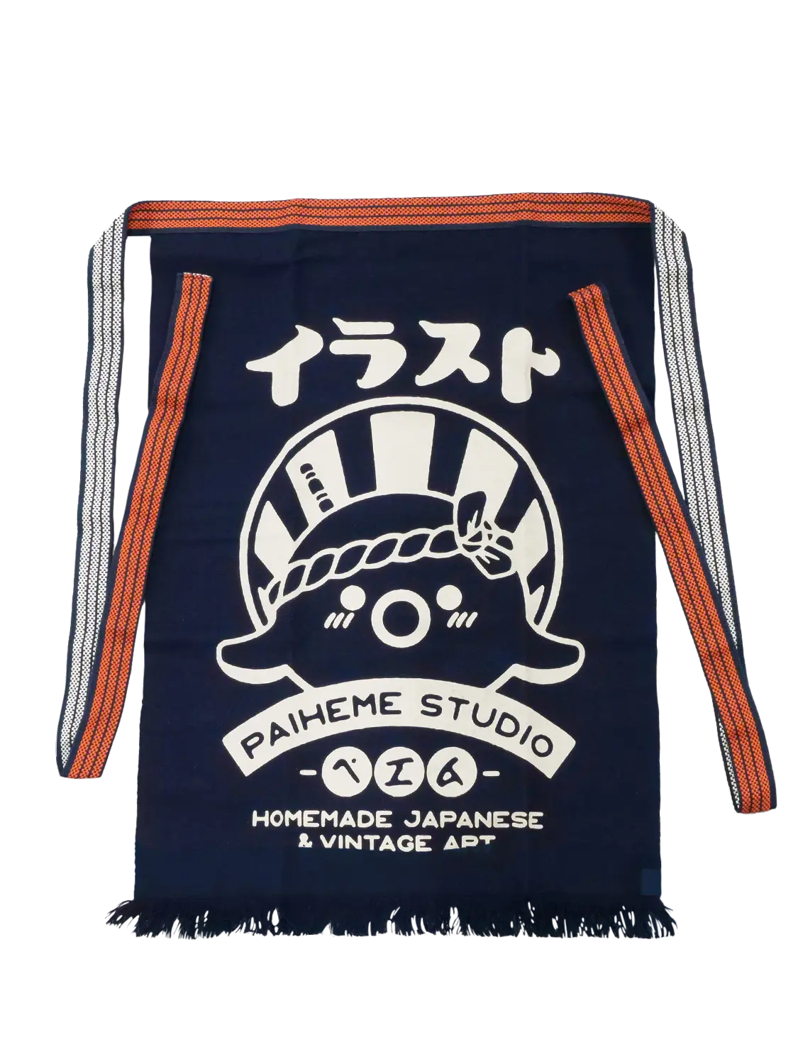 Tablier Maekake japonais, sérigraphie