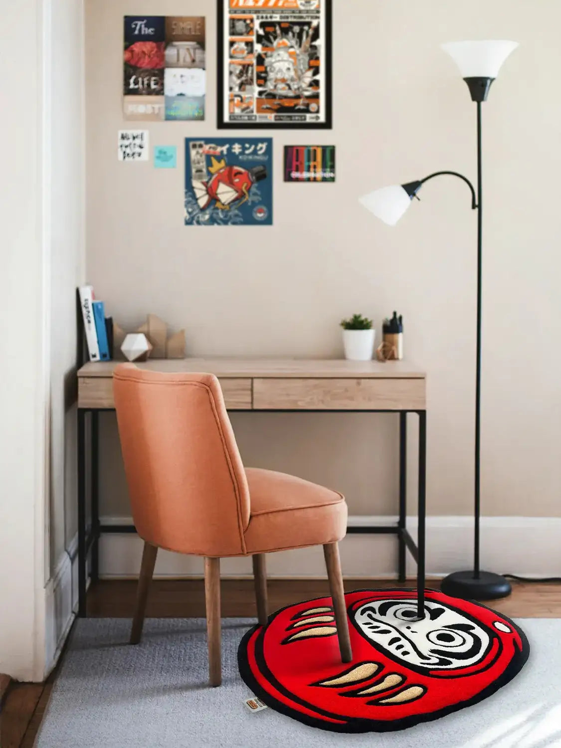 Tapis tufté DARUMA, mise en situation