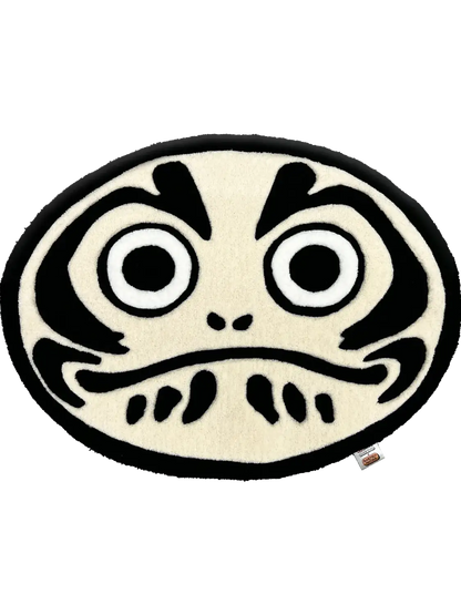 Tapis tufté DARUMA FACE, réalisé à la main par Edokai