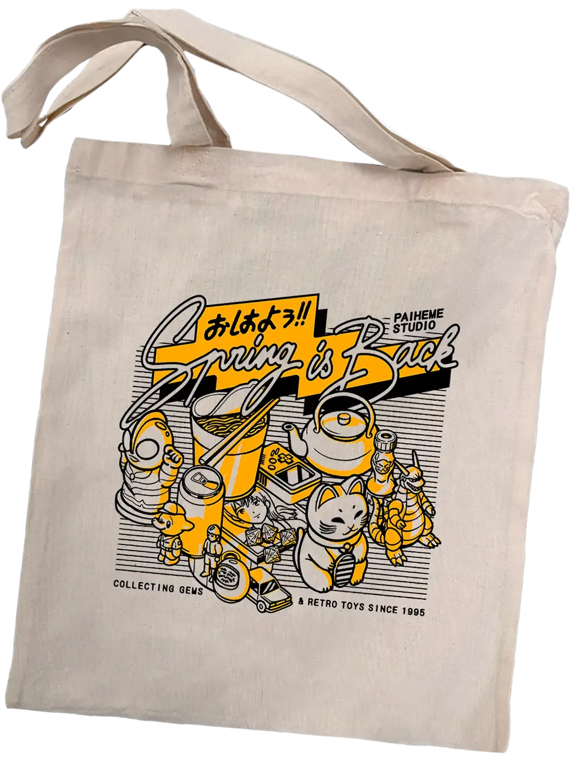 Tote bag japonais Springroom, visuel mockup