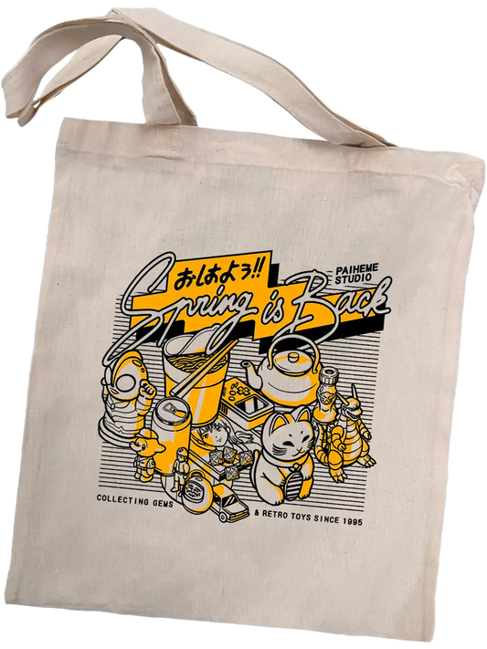 Tote bag japonais Springroom, visuel mockup