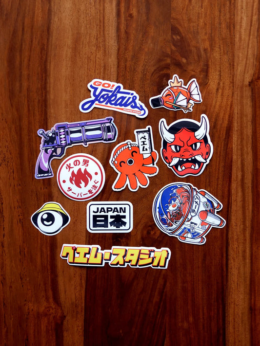 PACK STICKERS SURPRISE X10