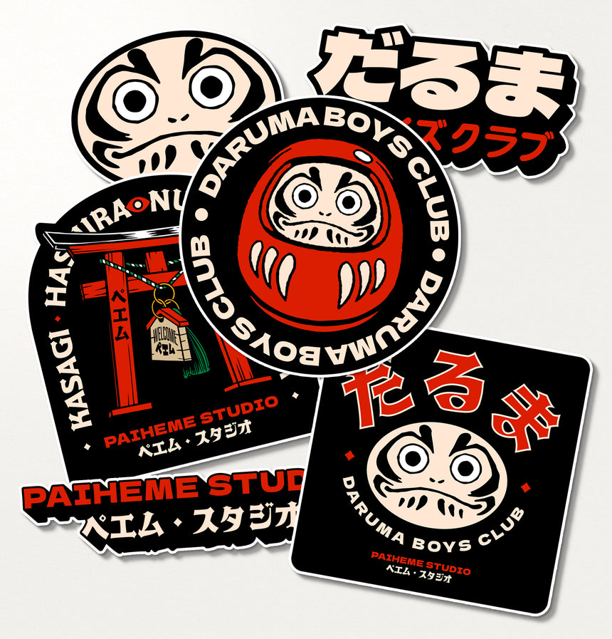 Daruma Stickers Pack