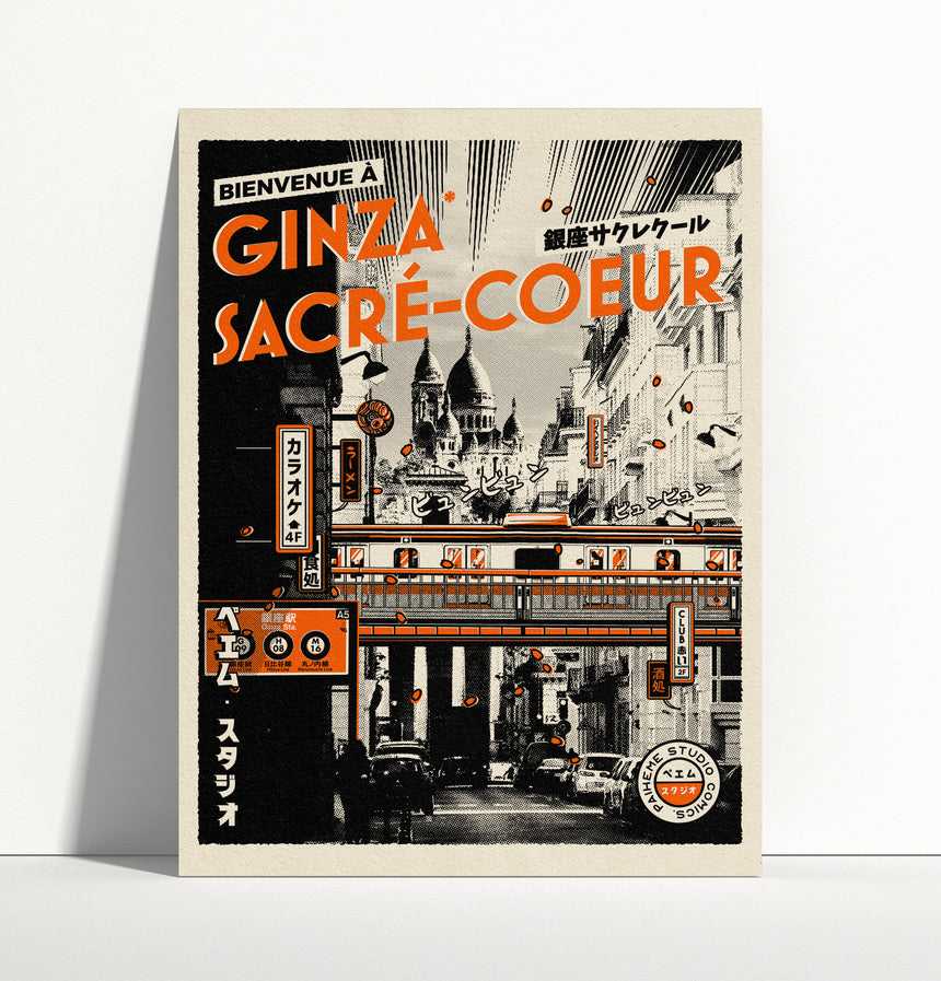 Ginza Sacré-Coeur Print