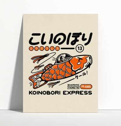 KOINOBORI EXPRESS Print 🟧