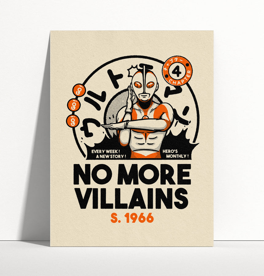 No More Villains Print