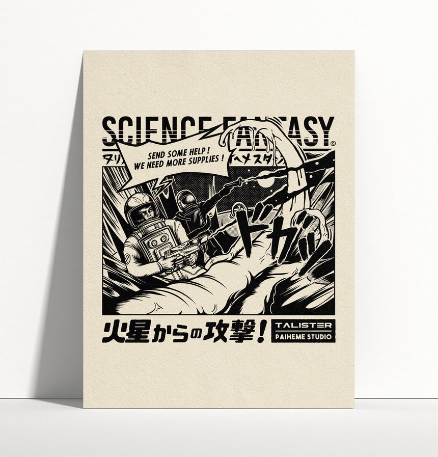 Science-Fantasy-Druck
