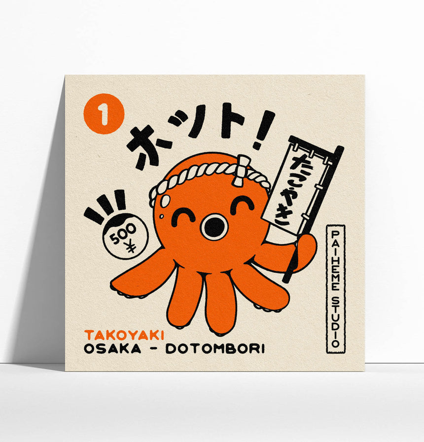 Takoyaki Osaka Print